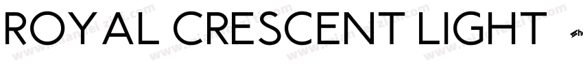 Royal Crescent Light字体转换